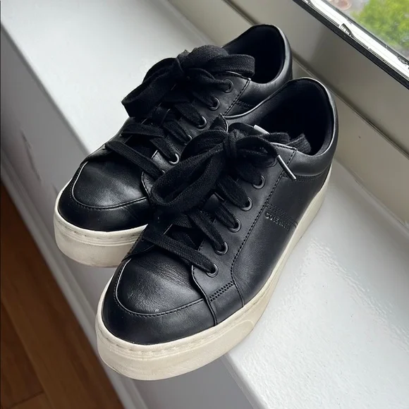 Cole Haan Black and White Sneakers Classic Design - Picture 1 of 3